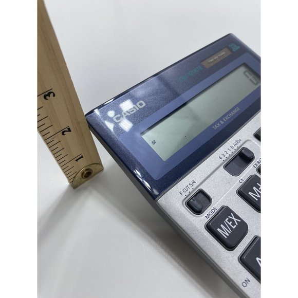 Casio DM-1200TE Two Way Power Tax & Exchange Calculator Tested Large Buttons Guc - Picture 7 of 9